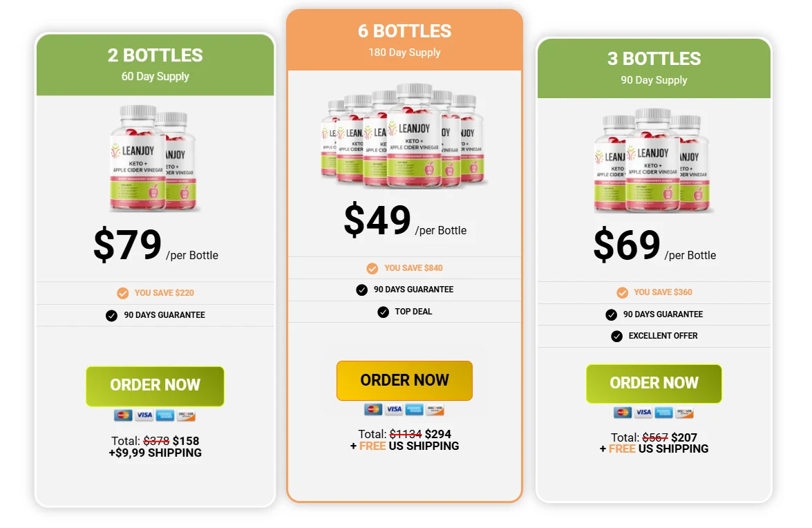 LeanJoy Order LeanJoy